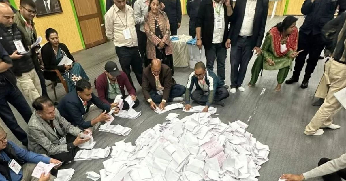 कांग्रेस महाधिवेशनको मतगणना: चन्द्र भण्डारी र प्रदीप पौडेलको अग्रता कायमै