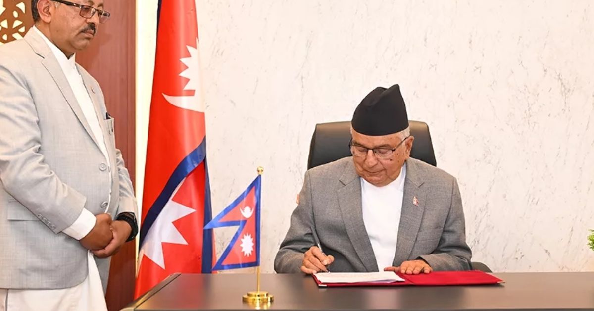 राष्ट्रपति रामचन्द्र पौडेलद्वारा दुई अध्यादेश जारी