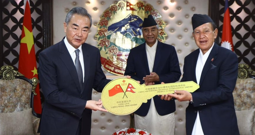 चीनले नेपाललाई हस्तान्तरण गर्‍यो पोखरा विमानस्थल