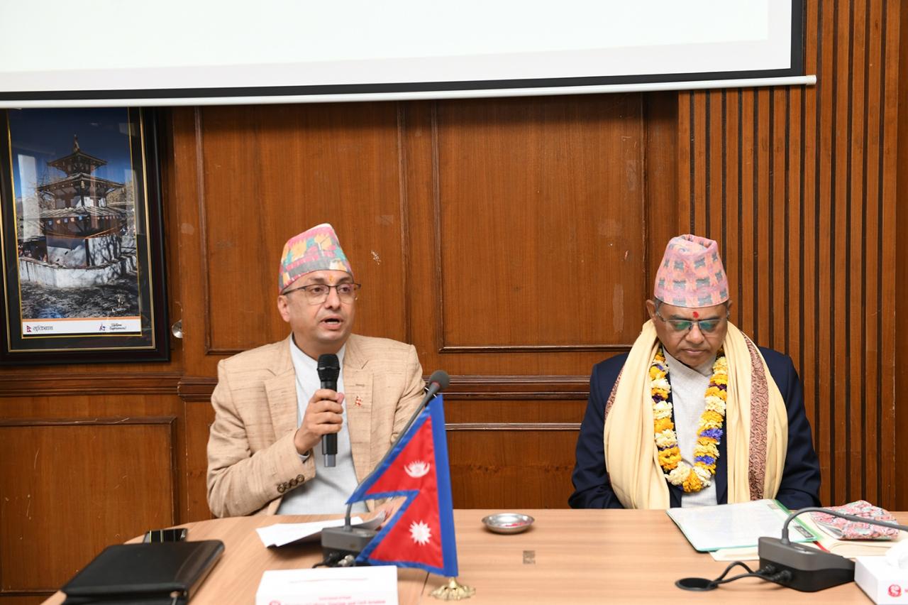 संस्कृति तथा नागरिक उड्डयन मन्त्रालयले गर्‍यो मन्त्री सिन्हाको बिदाइ