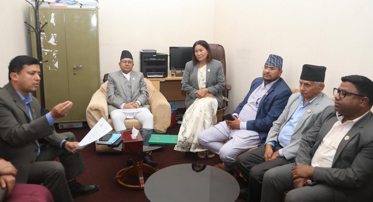 संसद् अवरोध खुलाउनेबारे छलफलमा सभामुख