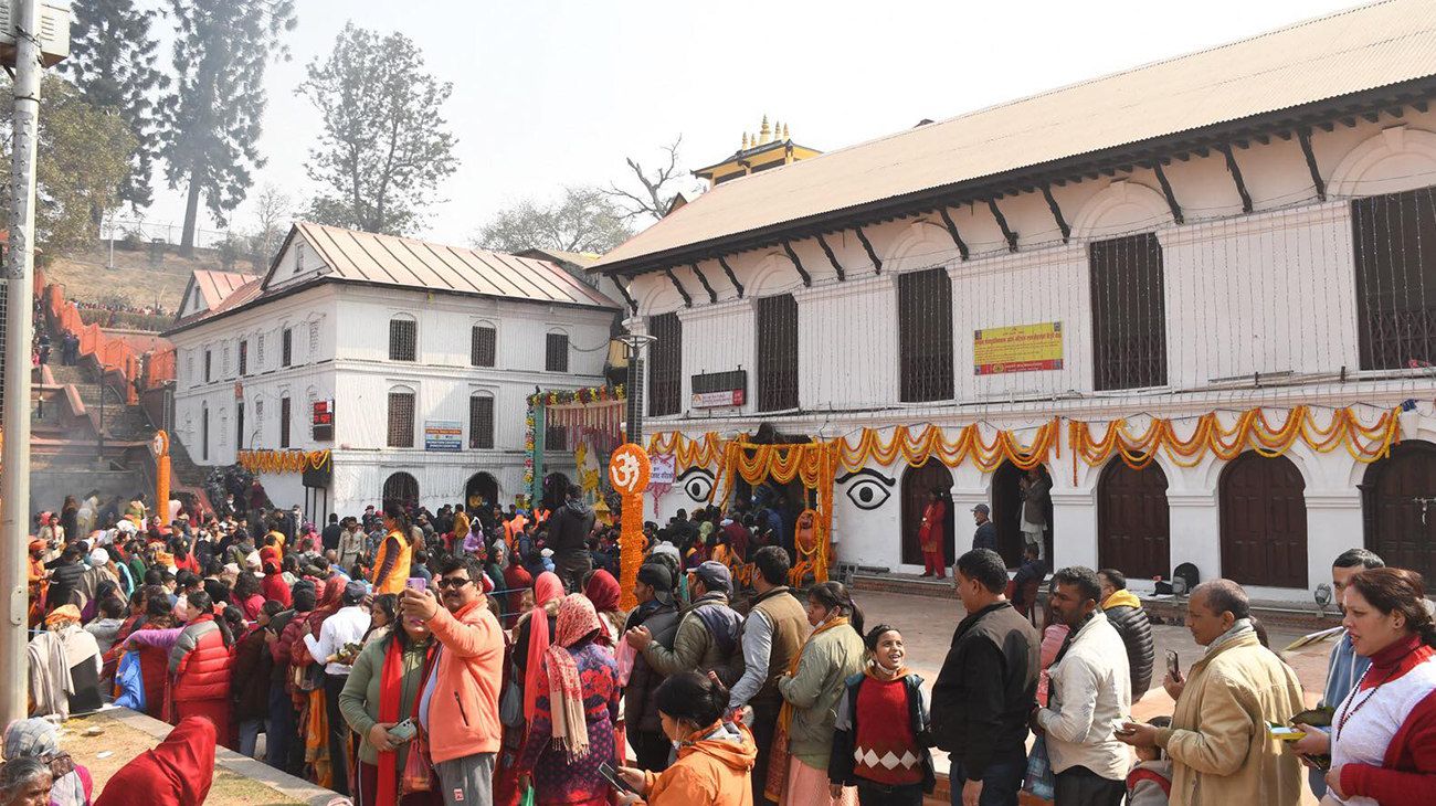 भीड बढेपछि पशुपति क्षेत्रमा सवारी रुटको पार्किङस्थल परिवर्तन