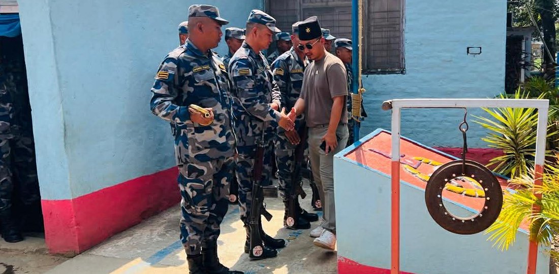 गृहमन्त्री गुरुङले पिर्के सलामी नलिने 