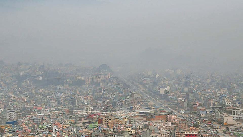 काठमाडौँ  विश्वकै चौथो प्रदूषित सहरको सूचीमा 