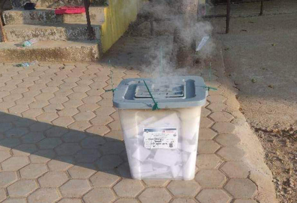 बाजुरापछि नवलपुरमा पनि मतपेटिकामा गरियो आगजनी