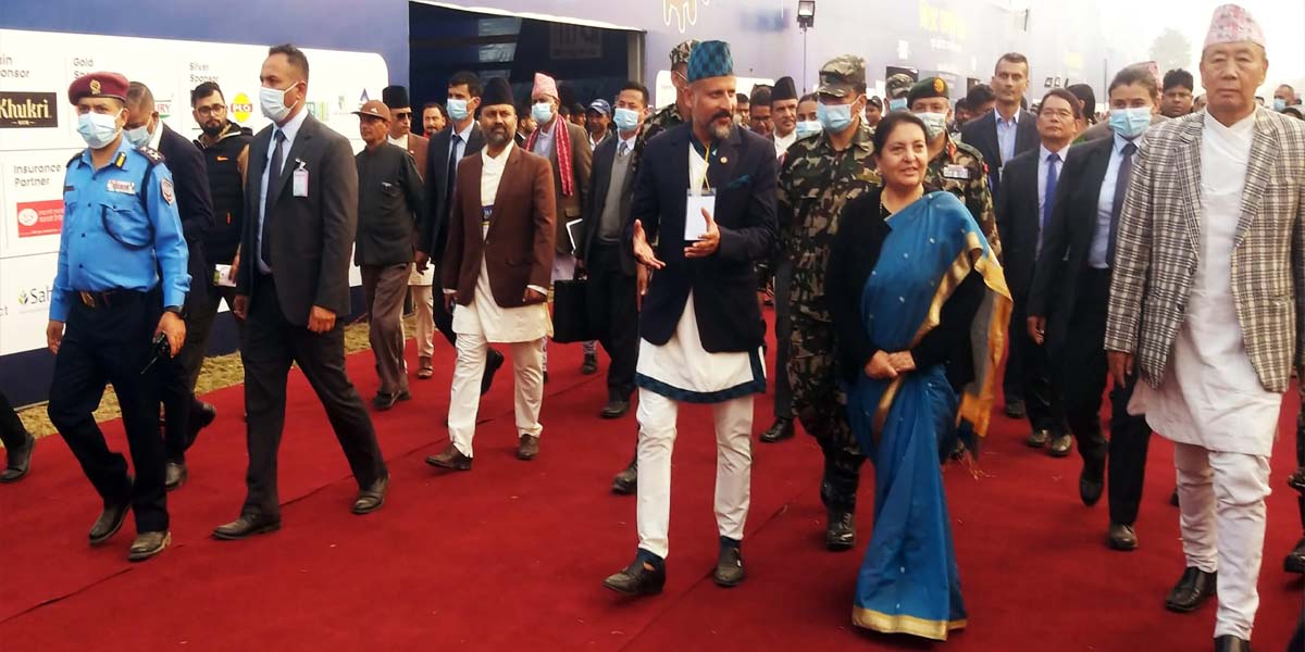राष्ट्रपति भण्डारीद्वारा ‘विराट एक्स्पो’ उद्घाटन